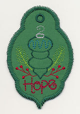 Hope Ornament Gift Tag (In-the-Hoop)