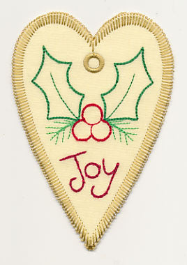 Joy and Holly Gift Tag (In-the-Hoop)
