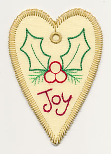 Joy and Holly Gift Tag (In-the-Hoop)