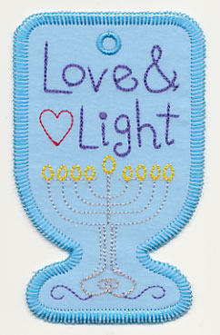 Love and Light Gift Tag (In-the-Hoop)
