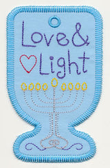 Love and Light Gift Tag (In-the-Hoop)