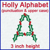 A Holly Alphabet Design Pack