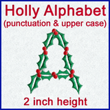 A Holly Alphabet Design Pack