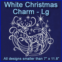 A White Christmas Charm Design Pack
