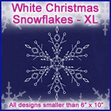 A White Christmas Snowflakes Design Pack