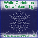 A White Christmas Snowflakes Design Pack
