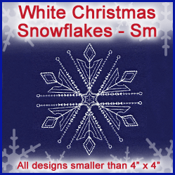 A White Christmas Snowflakes Design Pack