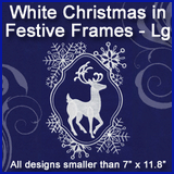 A White Christmas in Festive Frames Design Pack