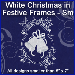 A White Christmas in Festive Frames Design Pack