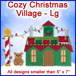 A Cozy Christmas Village Design Pack