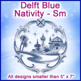 A Delft Blue Nativity Design Pack