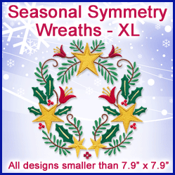 A Seasonal Symmetry Wreaths Design Pack