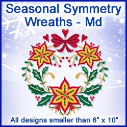 A Seasonal Symmetry Wreaths Design Pack