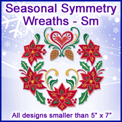 A Seasonal Symmetry Wreaths Design Pack