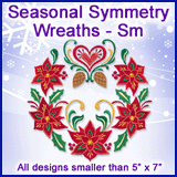 A Seasonal Symmetry Wreaths Design Pack