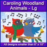 A Caroling Woodland Animals Design Pack