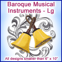A Baroque Musical Instruments Design Pack