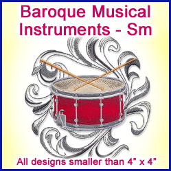 A Baroque Musical Instruments Design Pack