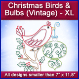 A Christmas Birds & Bulbs (Vintage) Design Pack
