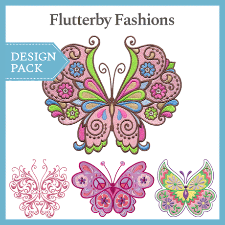 A Flutterby Fashions Design Pack