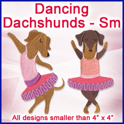 A Dancing Dachshunds Design Pack