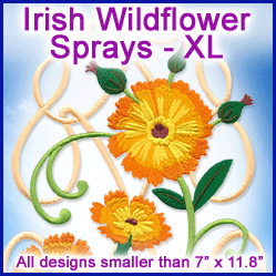 A Irish Wildflower Sprays Design Pack