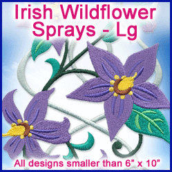 A Irish Wildflower Sprays Design Pack