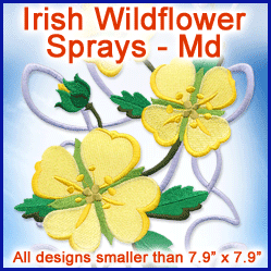 A Irish Wildflower Sprays Design Pack