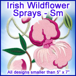 A Irish Wildflower Sprays Design Pack