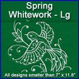 A Spring Whitework Design Pack