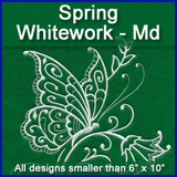 A Spring Whitework Design Pack