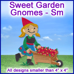 A Sweet Garden Gnomes Design Pack