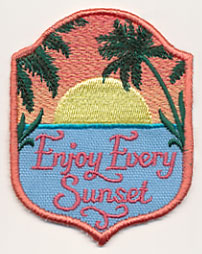 Enjoy Every Sunset Magnet (In-the-Hoop)