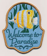 Welcome To Paradise Magnet (In-the-Hoop)