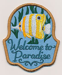 Welcome To Paradise Magnet (In-the-Hoop)