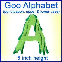 A Goo Alphabet Design Pack