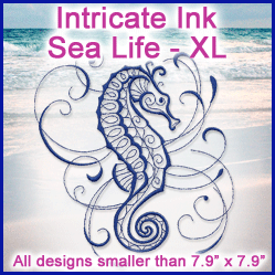 A Intricate Ink Sea Life Design Pack