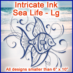 A Intricate Ink Sea Life Design Pack