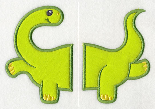 Spunky Dino (Split, Applique)