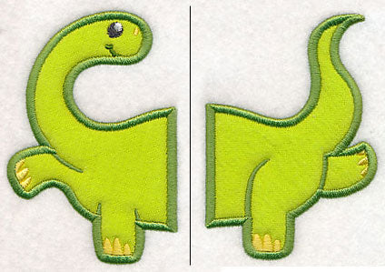 Spunky Dino (Split, Applique)
