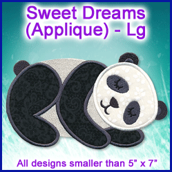 A Sweet Dreams (Applique) Design Pack