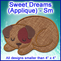 A Sweet Dreams (Applique) Design Pack