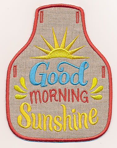 Good Morning Sunshine Bottle Apron (In-the-Hoop)