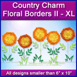A Country Charm Floral Borders II Design Pack
