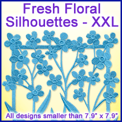 A Fresh Floral Silhouettes Design Pack