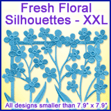 A Fresh Floral Silhouettes Design Pack