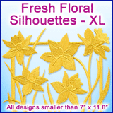 A Fresh Floral Silhouettes Design Pack