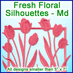 A Fresh Floral Silhouettes Design Pack