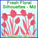 A Fresh Floral Silhouettes Design Pack