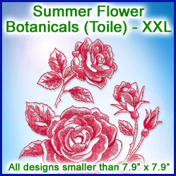 A Summer Flower Botanicals (Toile) Design Pack